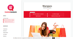 Desktop Screenshot of fashionmarques.fr